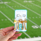 TS Gameday Bow Hoops - Gold