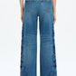 BAYEAS High Rise Floral Jeans