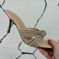 Champagne Twist Rhinestone Heel