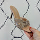 Champagne Twist Rhinestone Heel