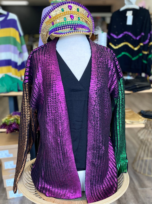 MG Metallic Cardigan