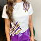 Sequin Tiger Stripes Tee