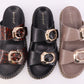 Midnight Muse Buckle Sandal