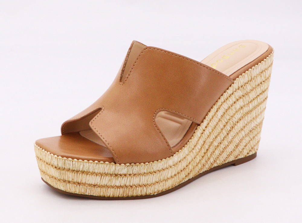 Sunset Stroll Woven Wedge - TAN