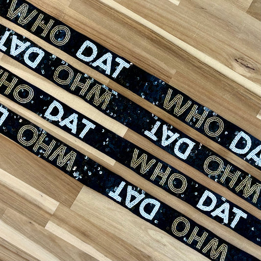 Who Dat Purse Strap