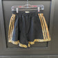 Black & Gold Sequin Shorts