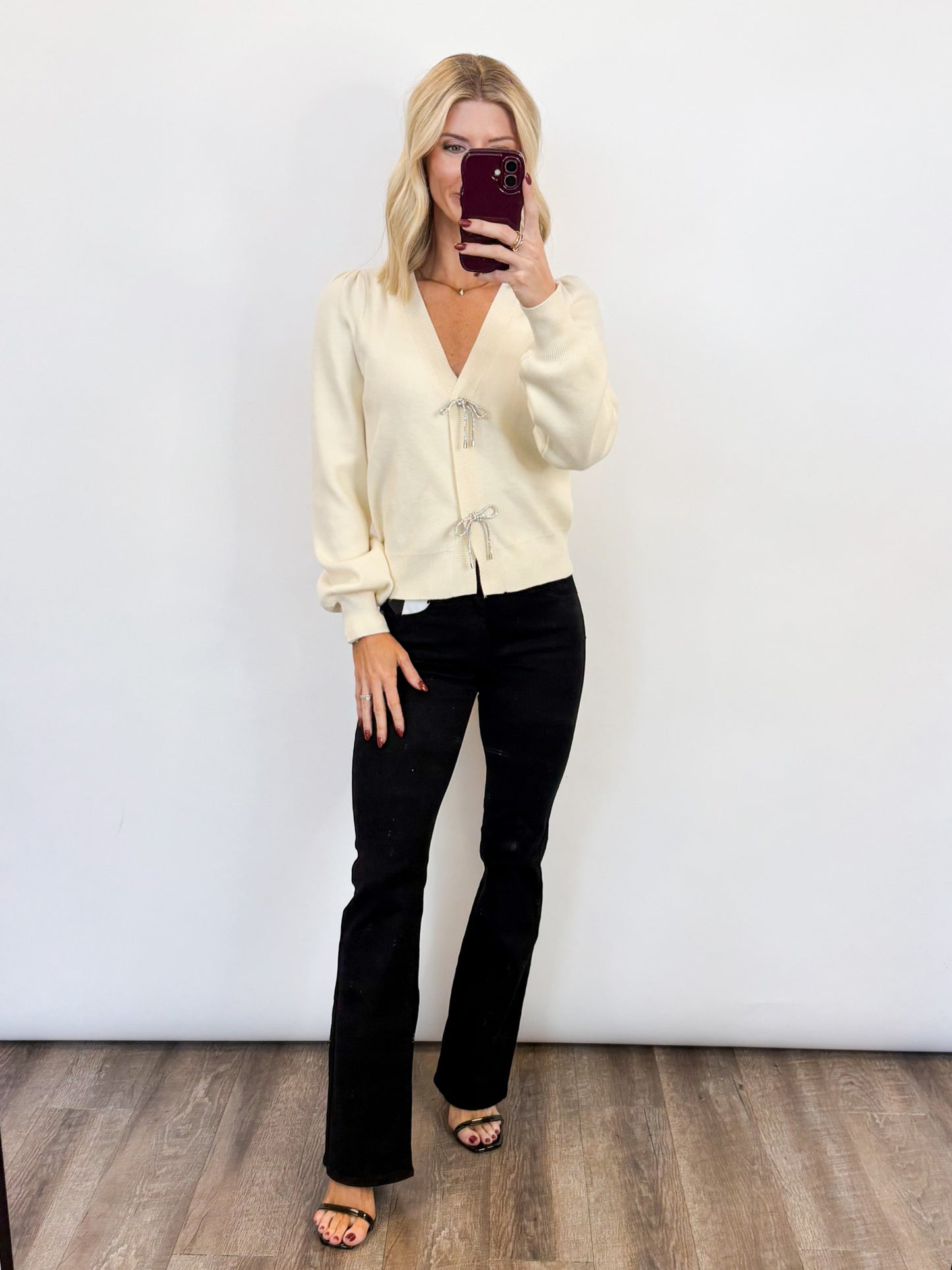 Frosted Ribbon Cardigan