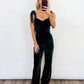 Holiday Elegance Velvet Jumpsuit