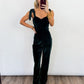 Holiday Elegance Velvet Jumpsuit