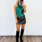 The Evergreen Satin Halter