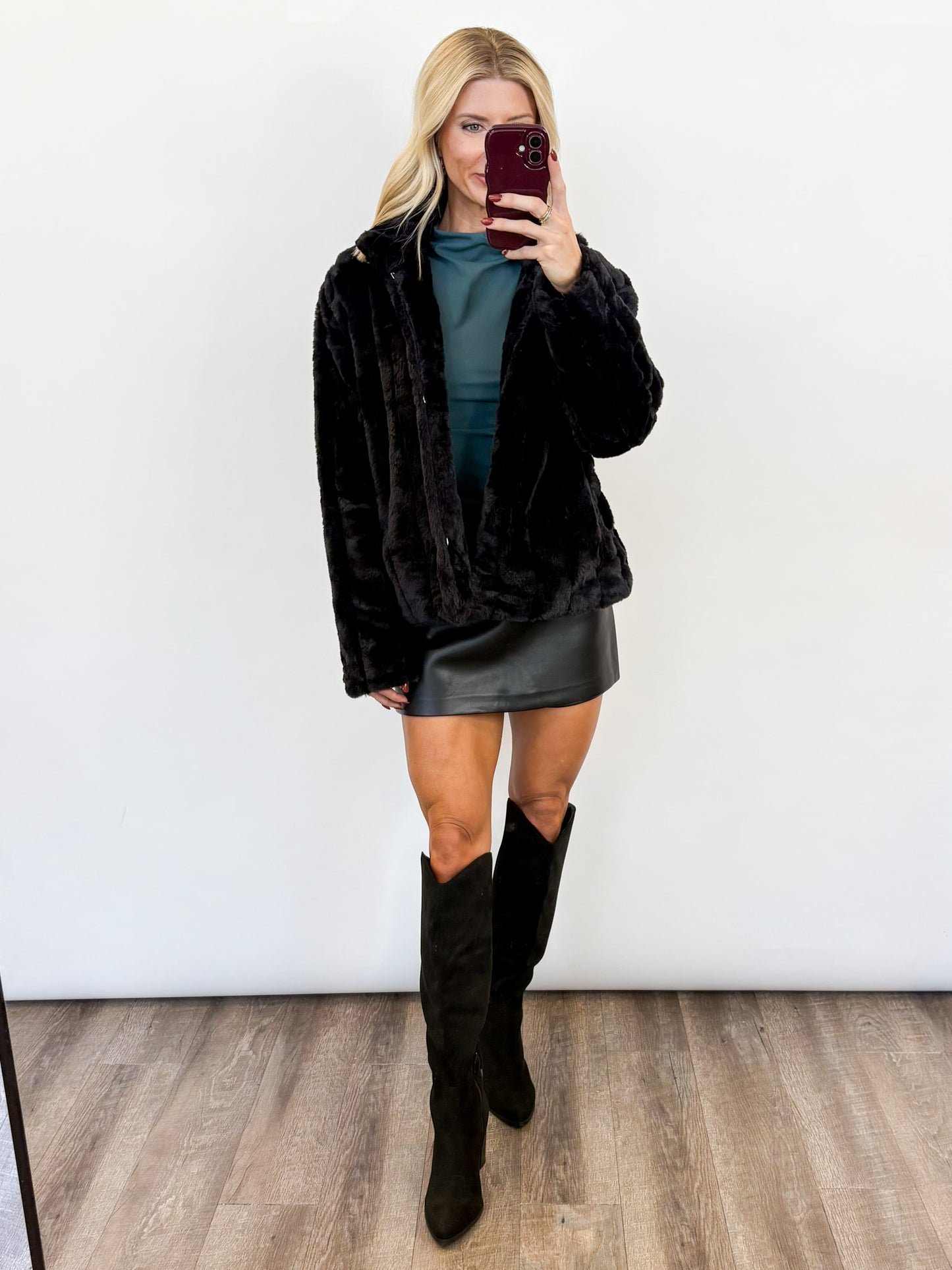 Cozy Luxe Faux Fur Jacket — 2 COLORS