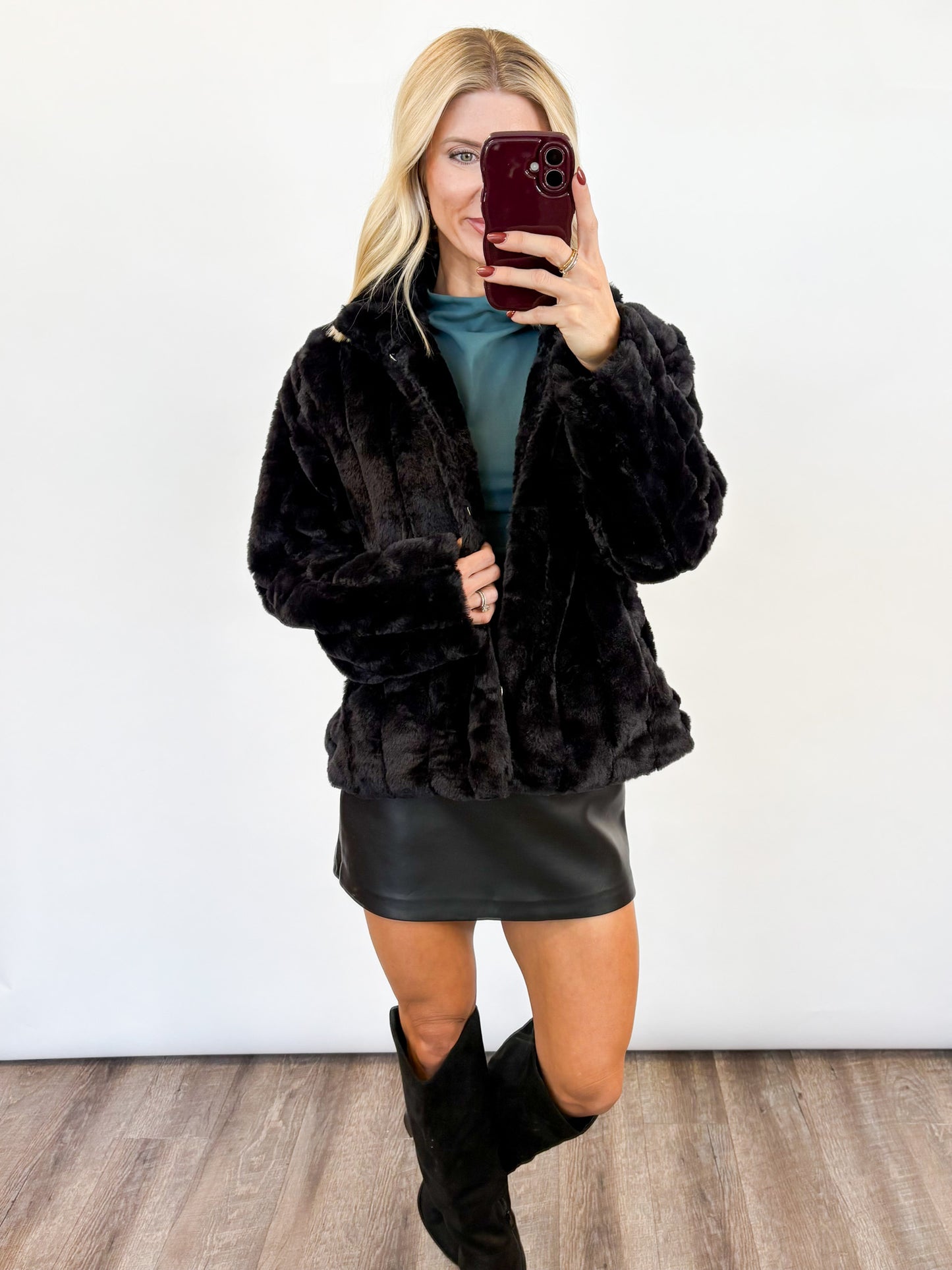 Cozy Luxe Faux Fur Jacket — 2 COLORS