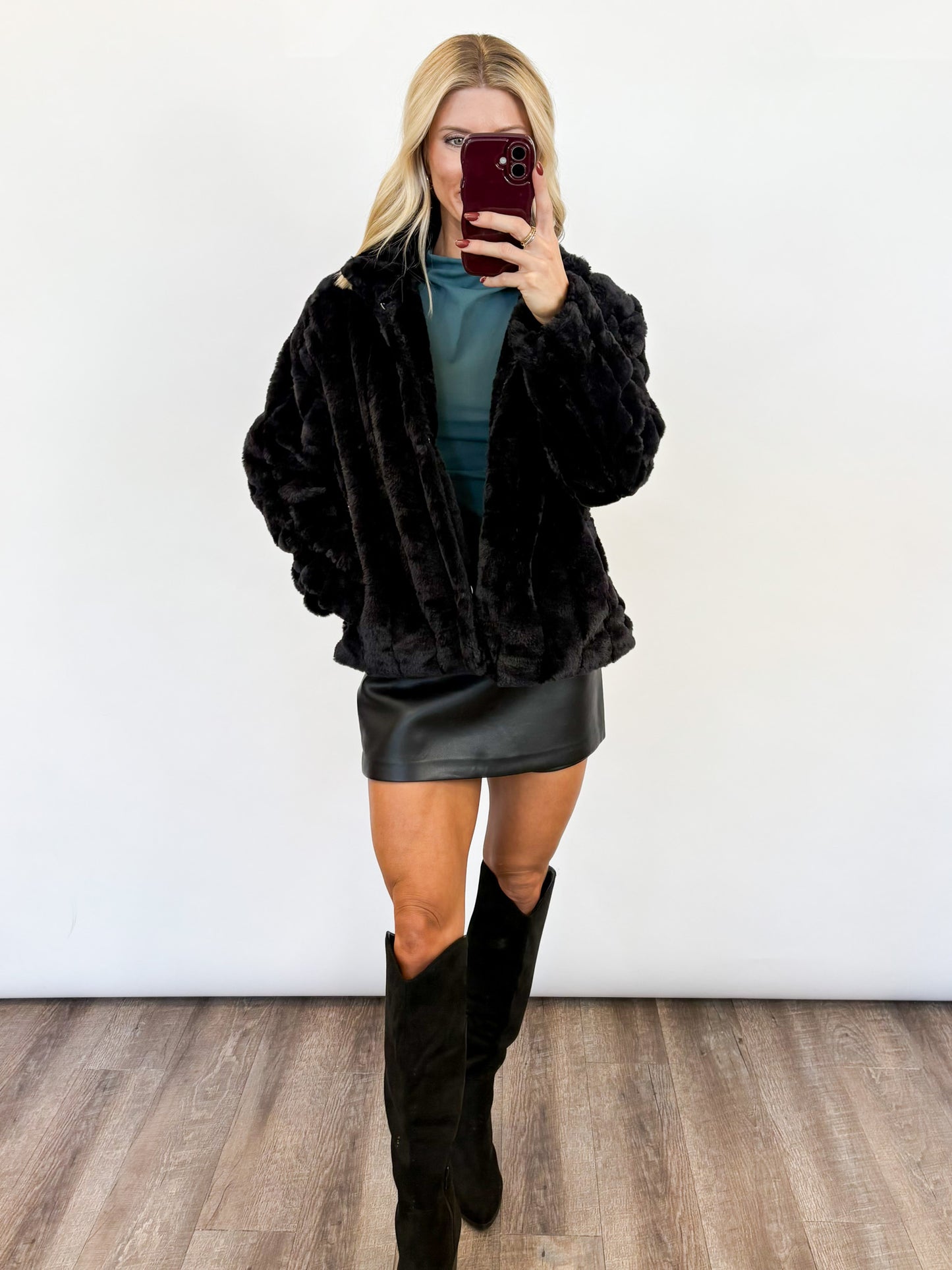 Cozy Luxe Faux Fur Jacket — 2 COLORS