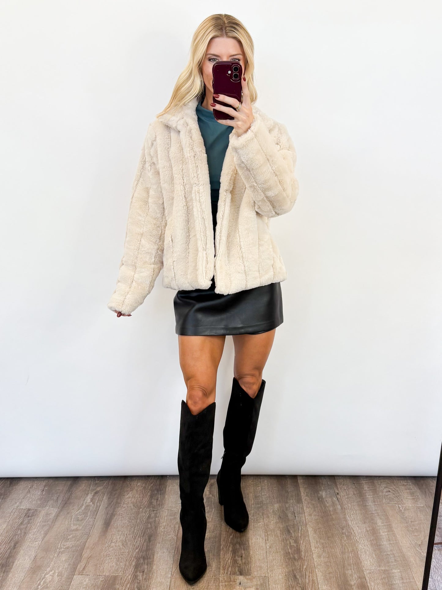 Cozy Luxe Faux Fur Jacket — 2 COLORS