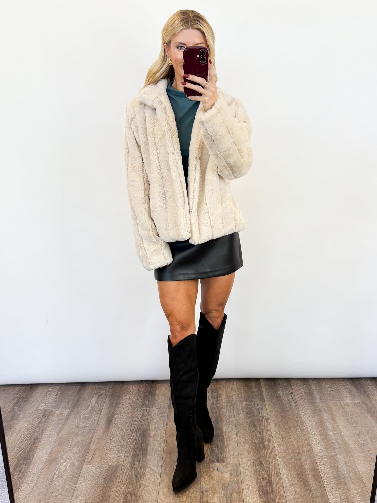 Cozy Luxe Faux Fur Jacket — 2 COLORS