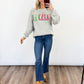 Holly Jolly Embroidered Sweatshirt