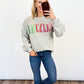Holly Jolly Embroidered Sweatshirt