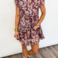Ruffled Bloom Button-Down Dress
