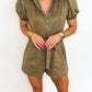 Luxe Suede Romper