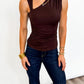 The Luxe Drape Neck Top - 2 Colors