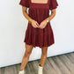 Rustic Charm Smocked Mini Dress