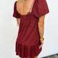 Rustic Charm Smocked Mini Dress