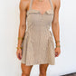 Gingham Daydream Halter Dress