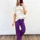 Mardi Gras Sequin Stripe Top