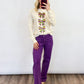 Mardi Gras Bow Sequin Sweater - 2 COLORS