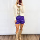 Mardi Gras Bow Sequin Sweater - 2 COLORS