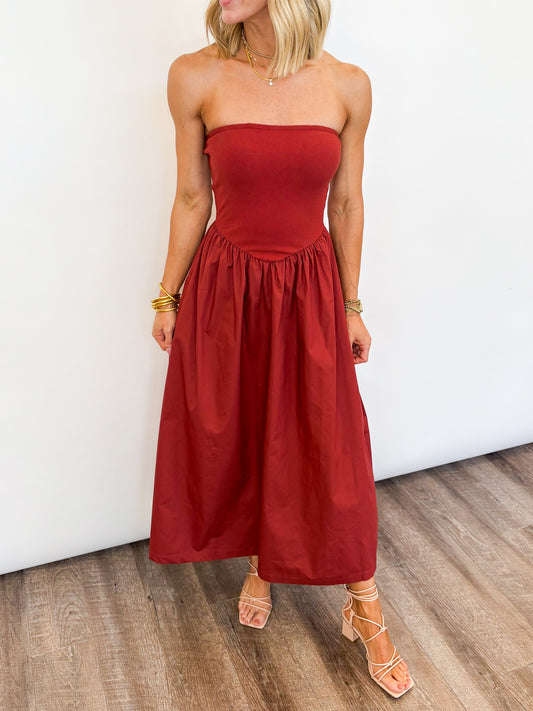 Catching Sunsets Midi Dress