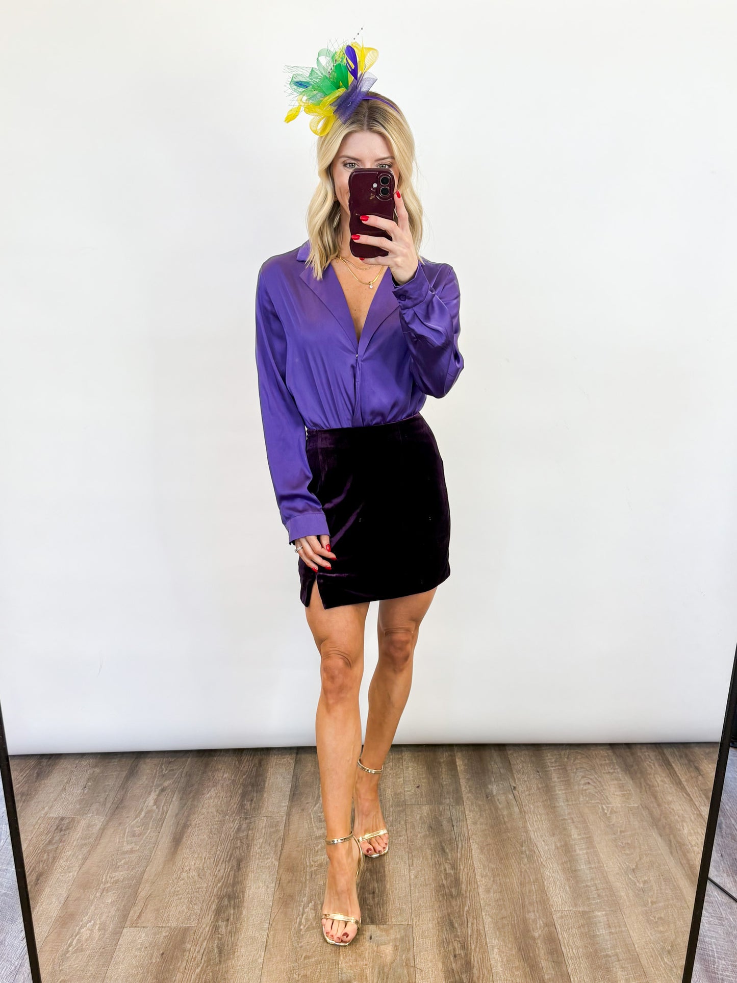 VooDoo Velvet Mini Skirt