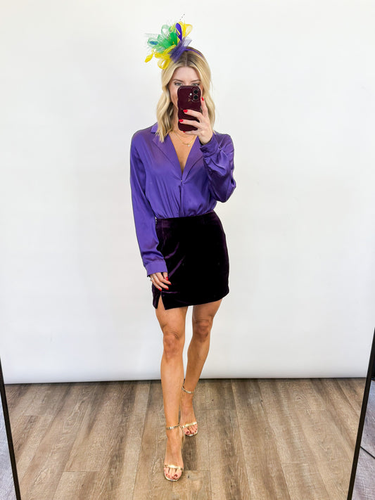 VooDoo Velvet Mini Skirt
