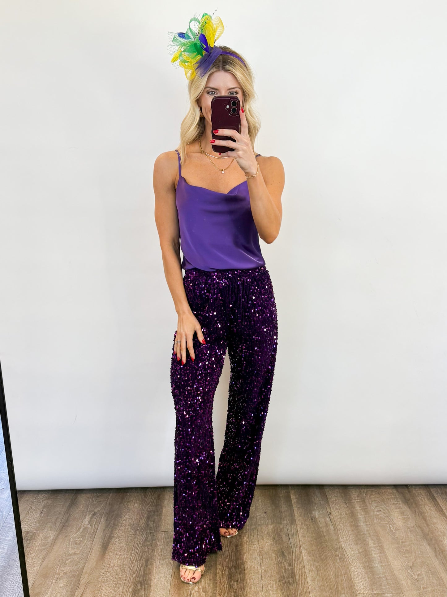 Mardi Gras Chic Cami