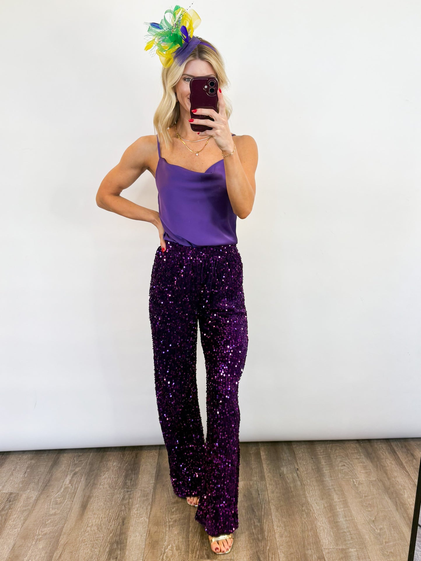 Mardi Gras Chic Cami