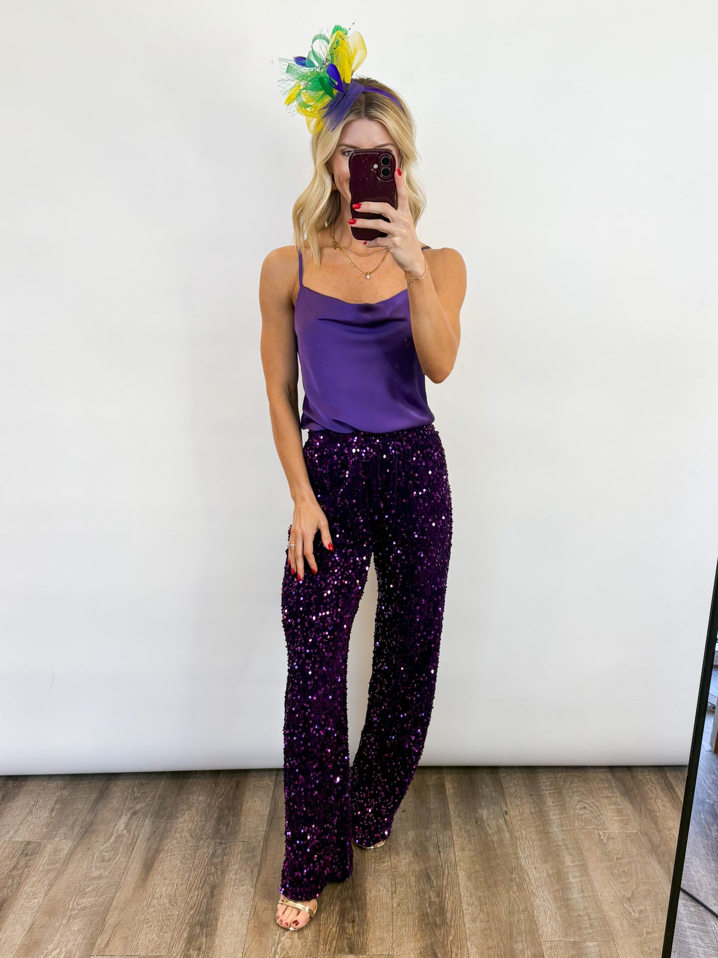 Mardi Gras Chic Cami