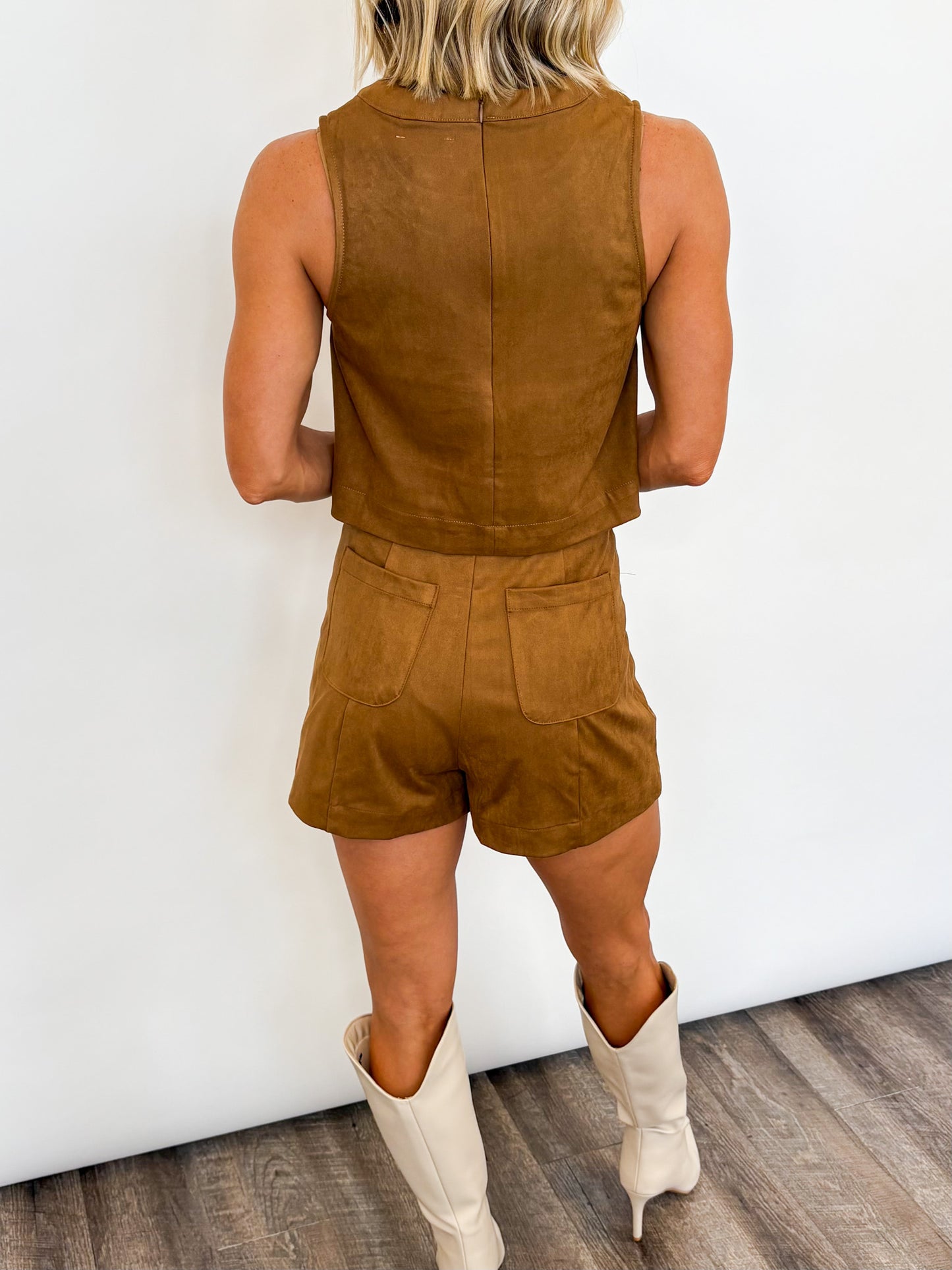 Golden Hour Suede Set