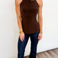 Cocoa Halter top