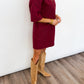 Cranberry Crush Dress