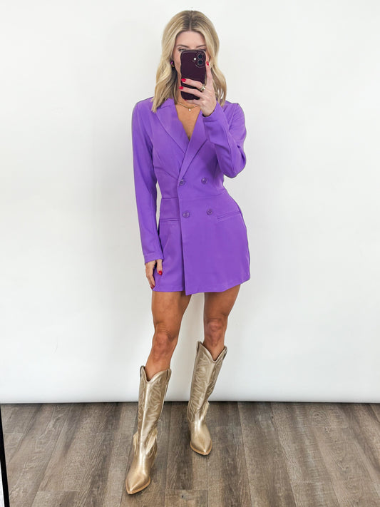 Mardi Gras Royale Romper