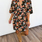 Autumn Bloom Shift Dress