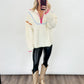 Playful Pop Half-Zip Sweater