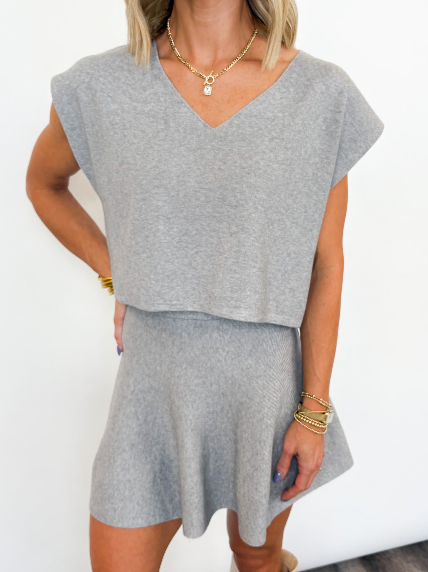 Harvest Knit Set - Grey
