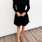 Twilight Aura Off-The-Shoulder Knit Dress