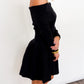 Twilight Aura Off-The-Shoulder Knit Dress