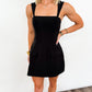 Nightfall Romper -BLACK