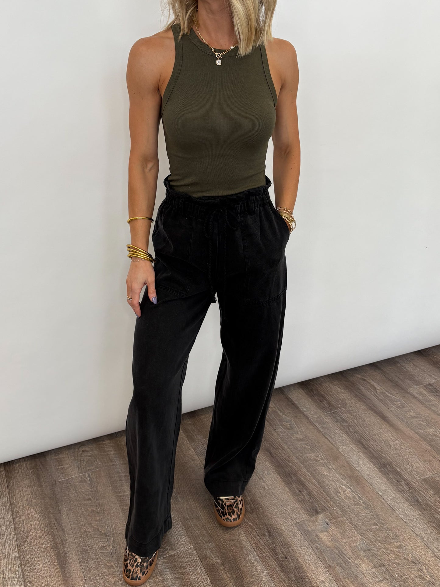 Chic Utility Denim Pants