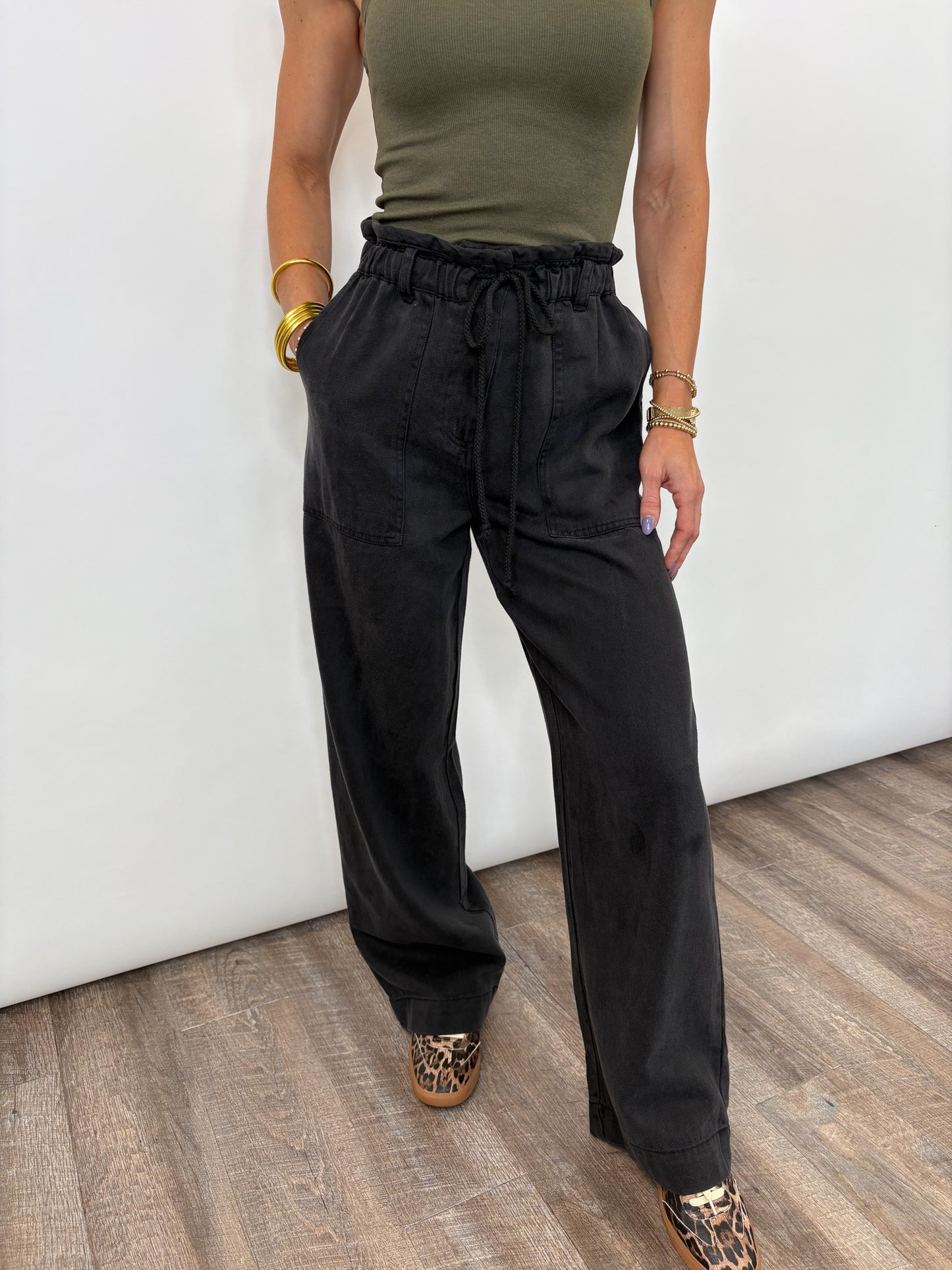 Chic Utility Denim Pants