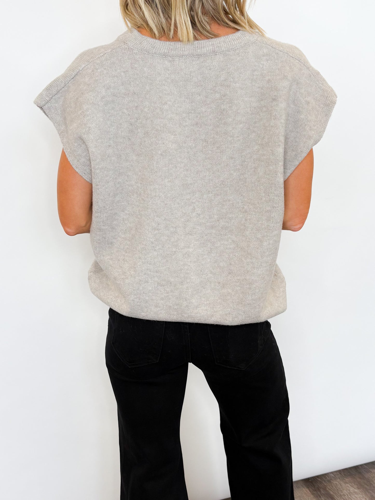 Classic Knit Sweater Vest - 2 COLORS