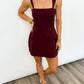 Nightfall Romper - WINE
